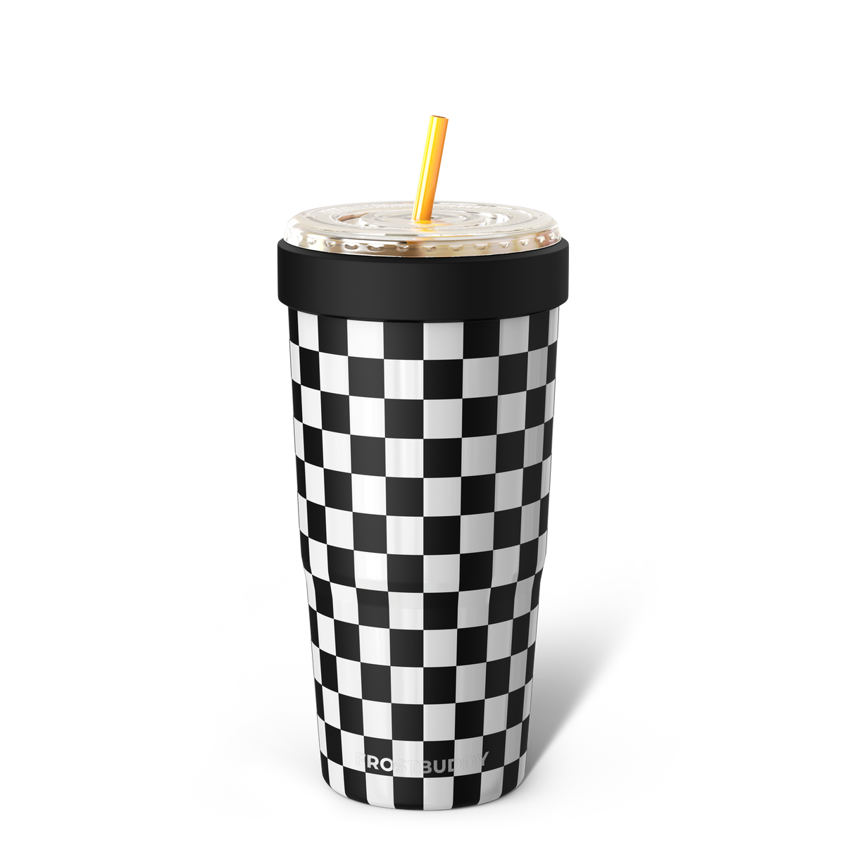 To-Go Buddy | Black & White Checkered