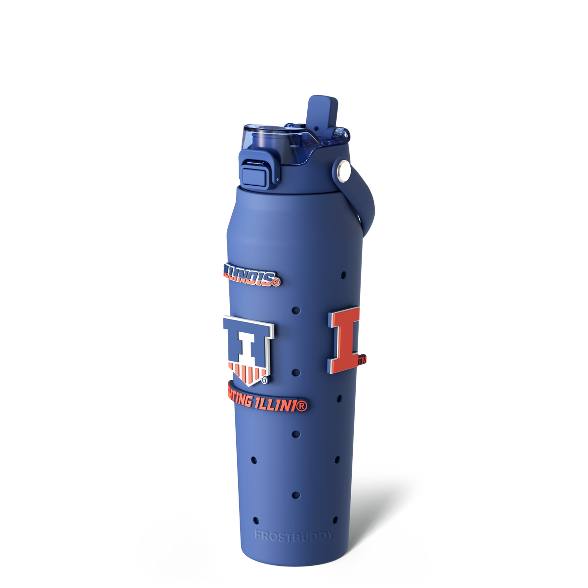 Bottle Buddy 32oz | Illinois Fighting Illini | Skin + Budz Bundle