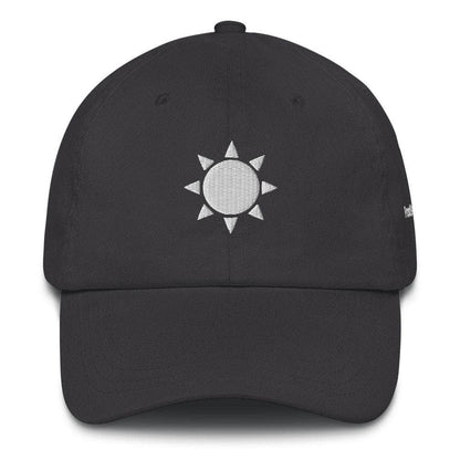 Frost Buddy Dark Grey Sun Dad Hat #color_dark grey